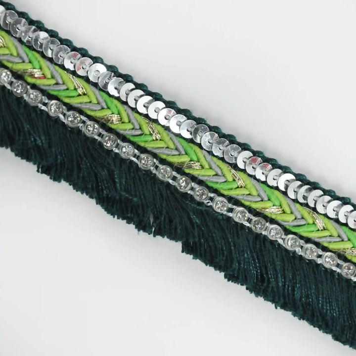 Chevron Fringe Sequin Lace Trims