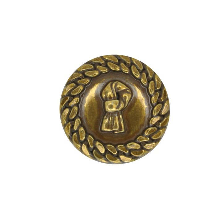 Vintage Chain Knot Metal Button | 18mm (28L) & 23mm (36L)