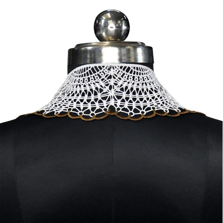 Cutwork Floral Puritan Collar