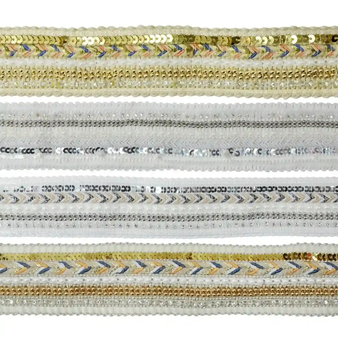 Chevron Glow Sequin Lace