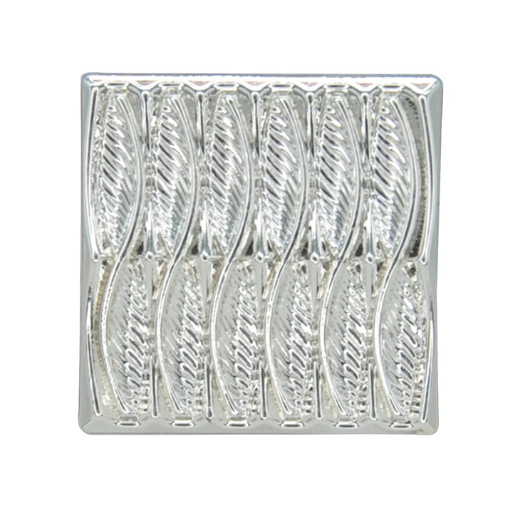 Elegant Leaf Pattern Gold Metal Button | 18mm (28L) & 23mm (36L)