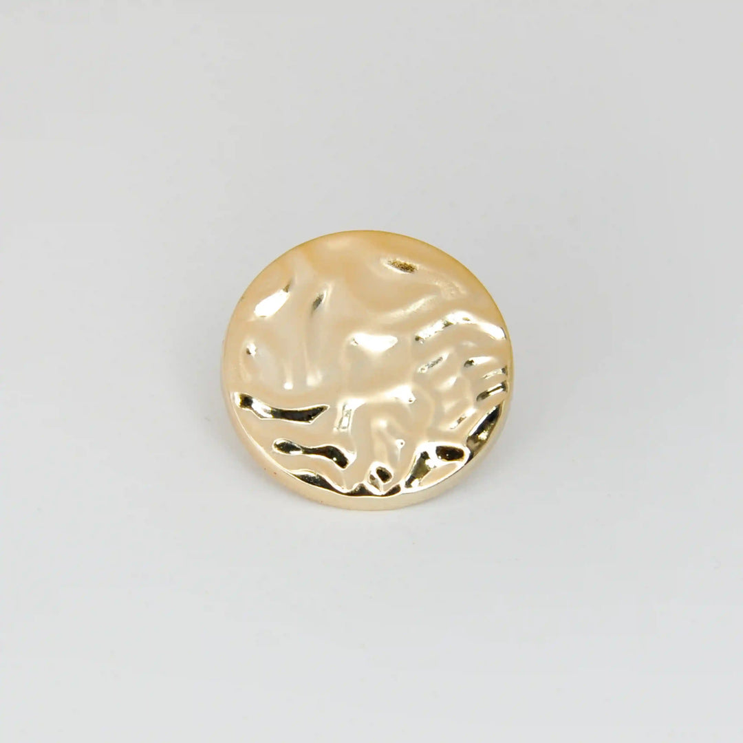 Hammered Gold Metal Buttons