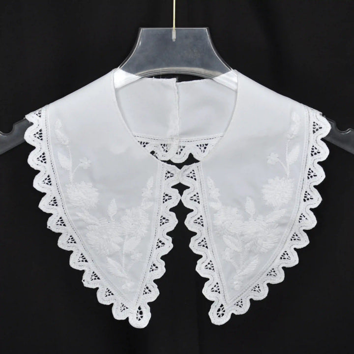 Cutwork Embroidery Peter Pan Collar
