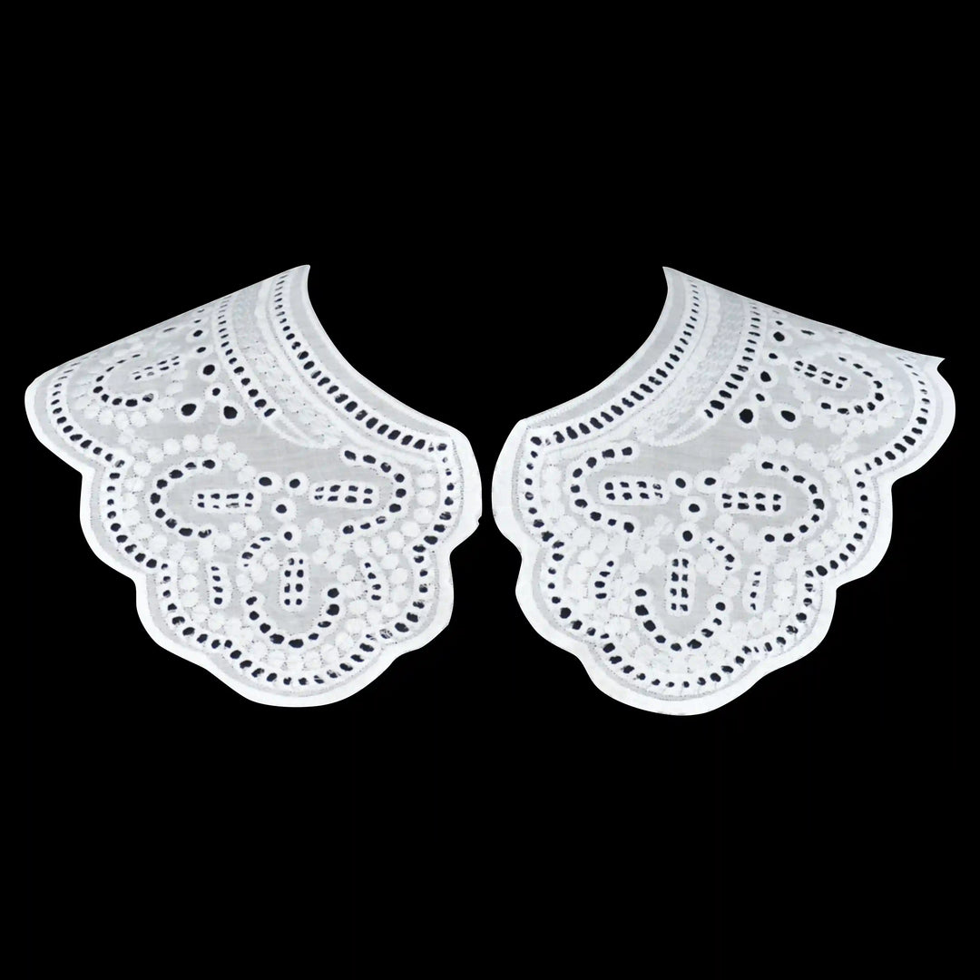 Floral Guipure Peter pan Collar