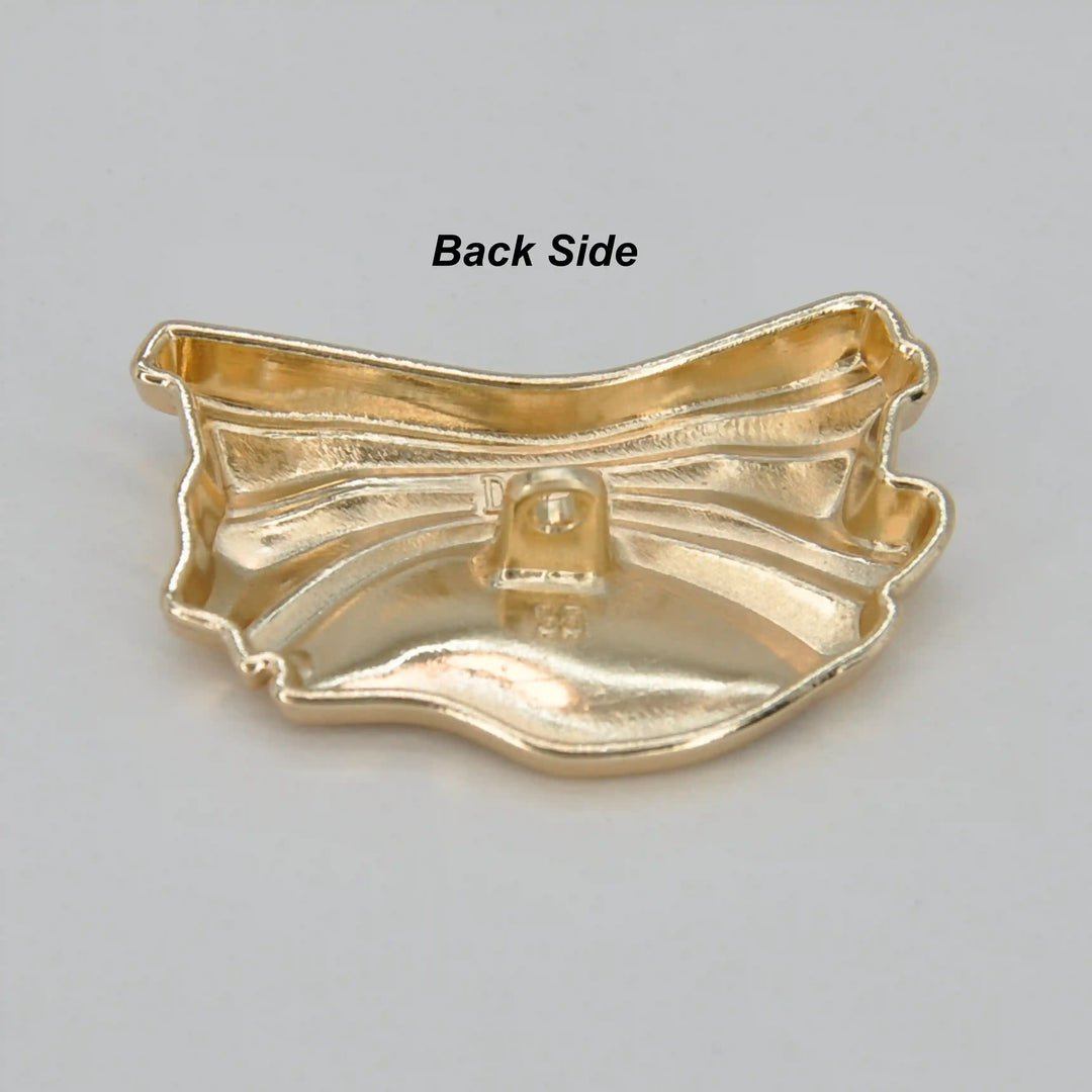 Organic Shape Metal Button | 20mm(32L), 28mm(44L) & 35mm(55L)