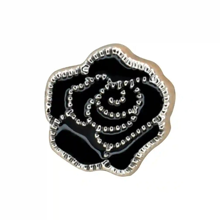 FLoral Style Lapel Pin with Butterfly Clutch | 13mm