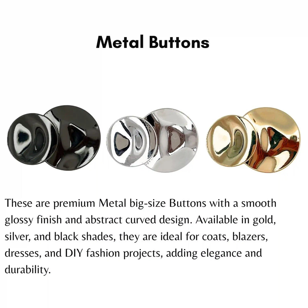 Circular Button Vertical Groove | 53mm