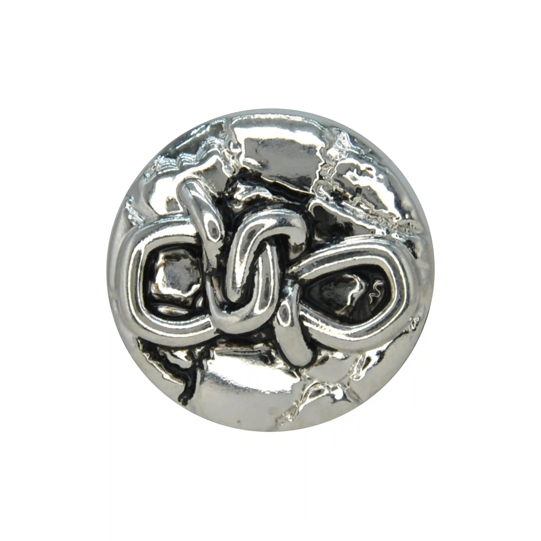 Rope Knot Style Metal Button | 18mm(28L), 20mm(32L) & 23mm(36L)