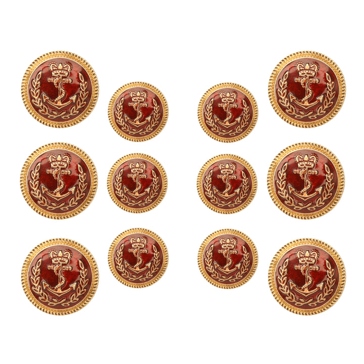 Anchor Style Metal Buttons