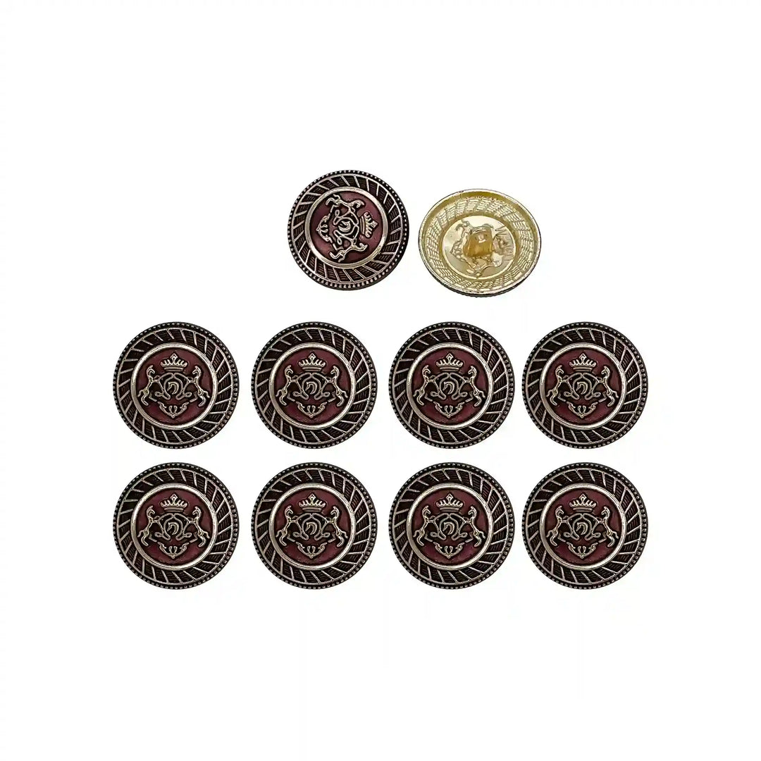 Royal Insignia Metal Buttons | 18mm & 21mm
