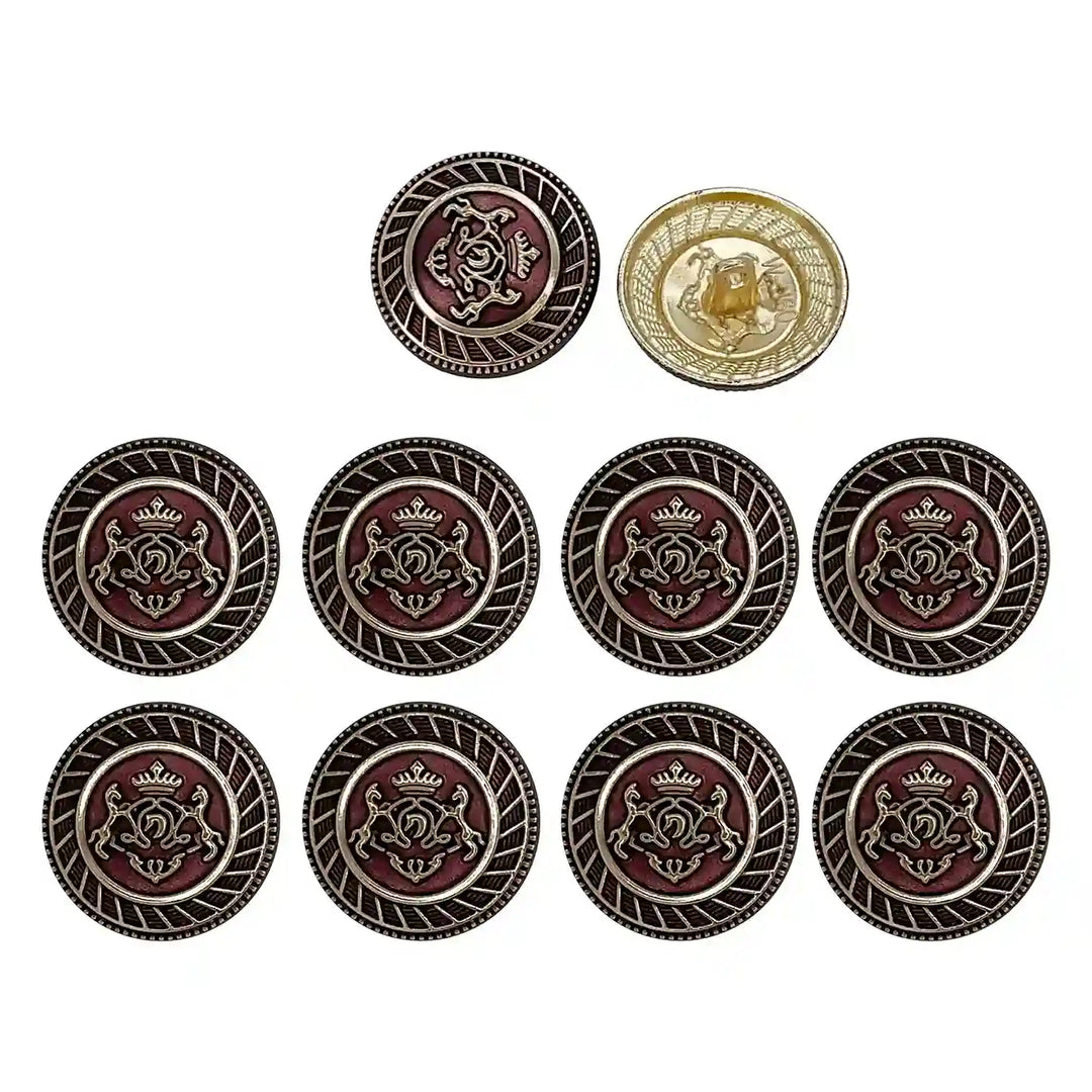 Royal Insignia Metal Buttons | 18mm & 21mm