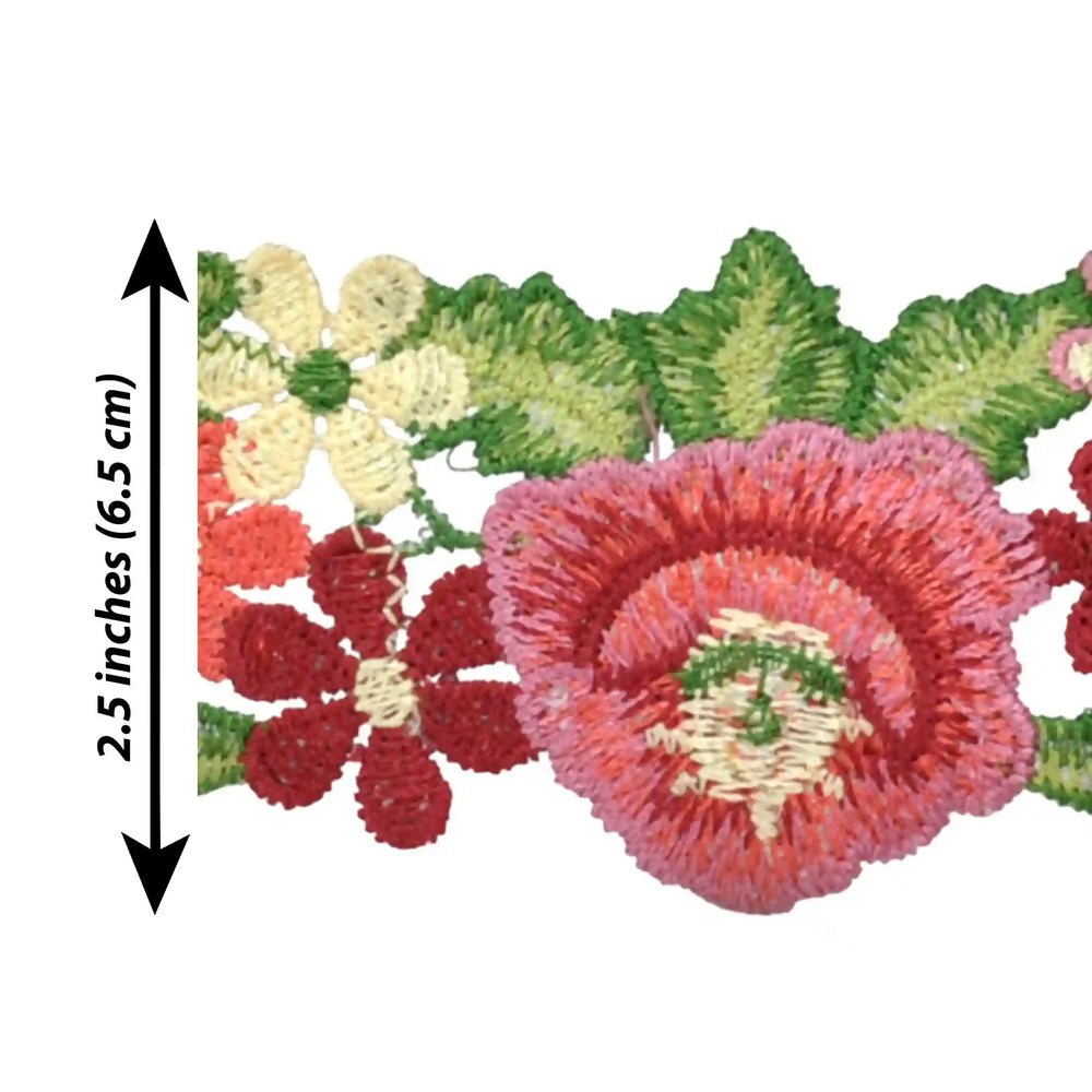 Designer embroidery lace border for dresses, blouses & bridal wear by Ani Accessories – perfect for DIY sewing projects