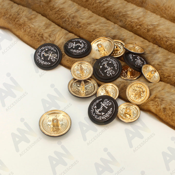 Anchor Style Metal Buttons