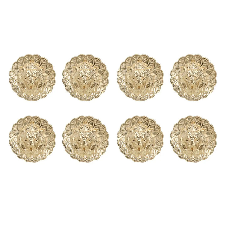 Lion Head Buttons for Clothing and Accessories | 18mm(28L) & 22mm(34L)