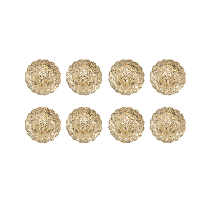 Lion Head Buttons for Clothing and Accessories