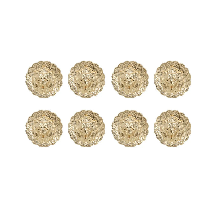 Lion Head Buttons for Clothing and Accessories | 18mm(28L) & 22mm(34L)