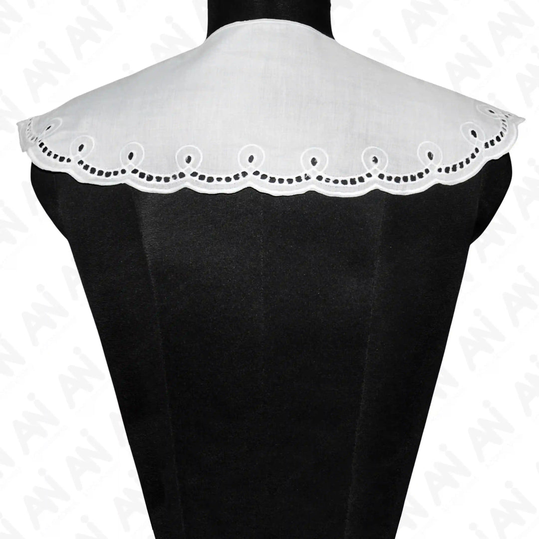 Elegant Broderie Neckline Anglaise Collar by Ani Accessories for dress, gown and kurti customization styling