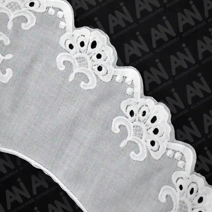 Elegant Peter Pan Cutwork Neck Collar by Ani Accessories for dress, gown and kurti customization styling