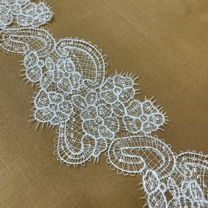 Decorative Floral Lace | Width 10.6cm (4.2 inches) 106mm