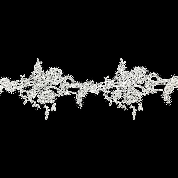 Elegant Embroidered Floral Lace Motif Pattern | Width 16cm (6.3 inches) 160mm