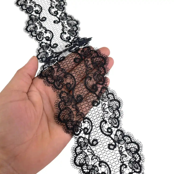 Seraphine Ornate Scroll Lace | Width 8.3cm (3.3 inches) 83mm