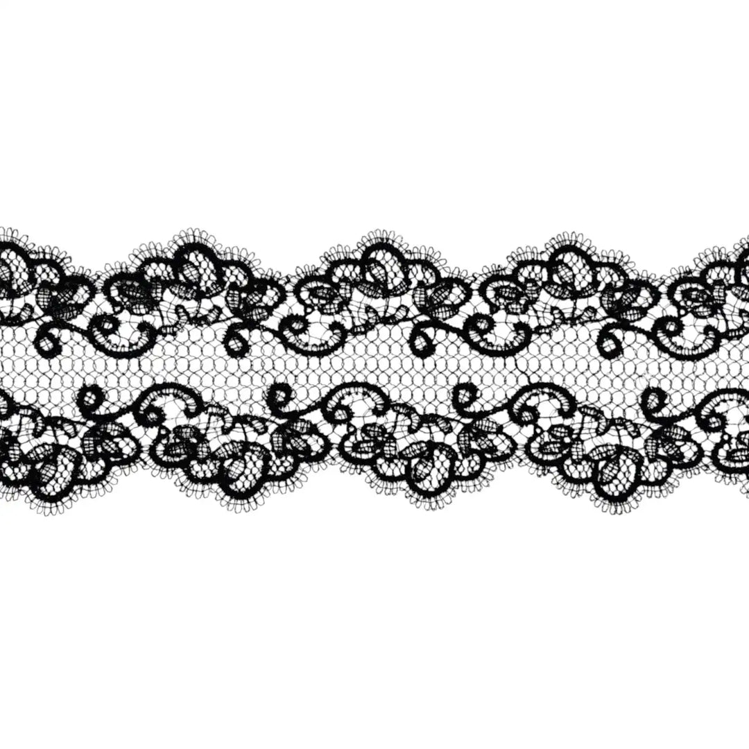 Seraphine Ornate Scroll Lace | Width 8.3cm (3.3 inches) 83mm