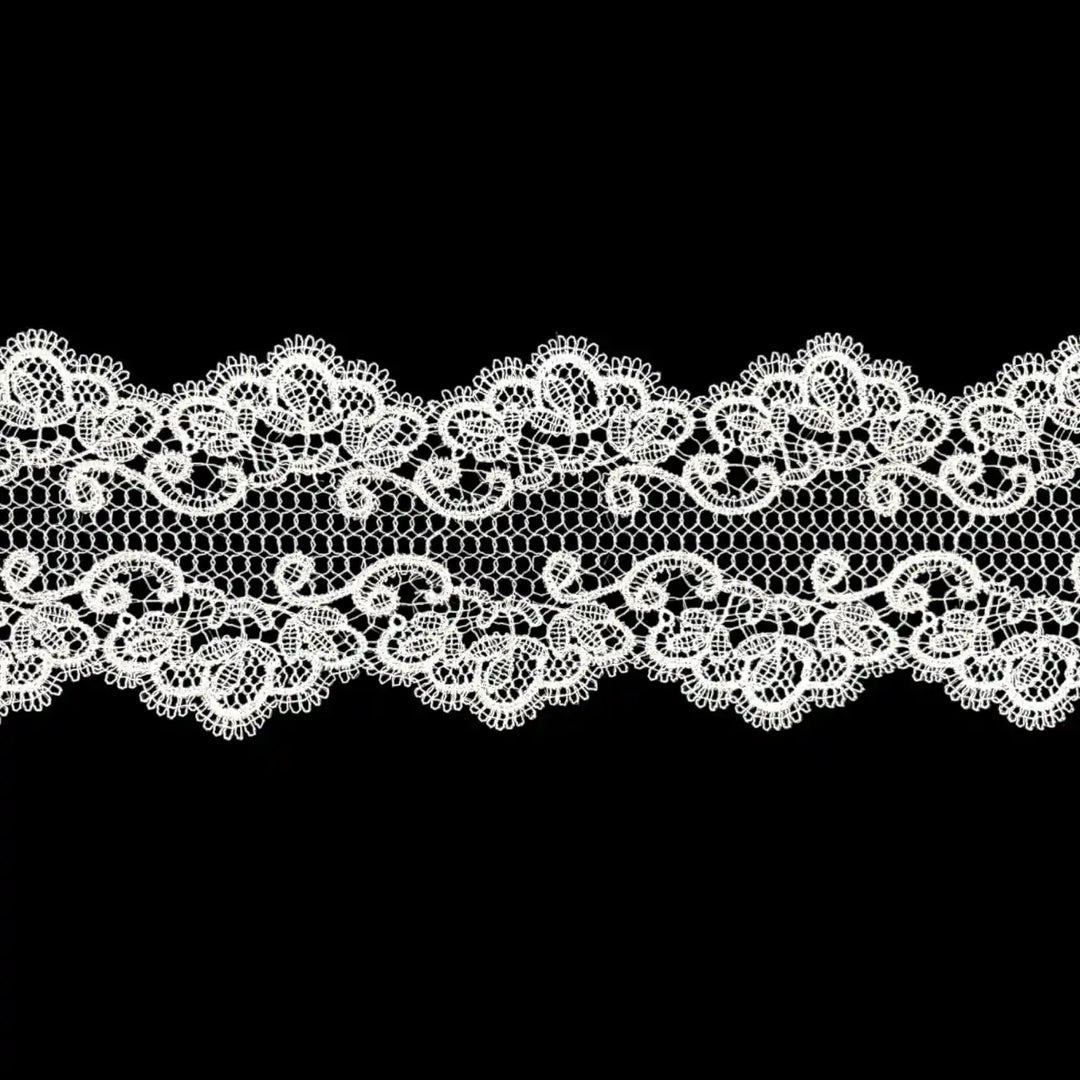 Seraphine Ornate Scroll Lace | Width 8.3cm (3.3 inches) 83mm