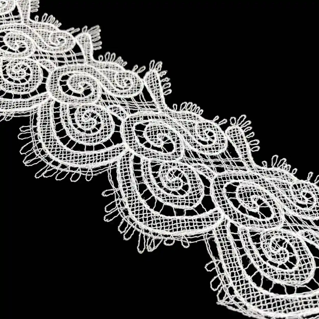 Classic Scroll Lace | Width 9.3cm (3.7 inches) 93mm