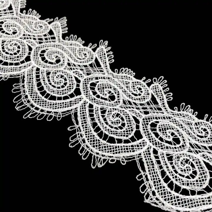 Classic Scroll Lace | Width 9.3cm (3.7 inches) 93mm