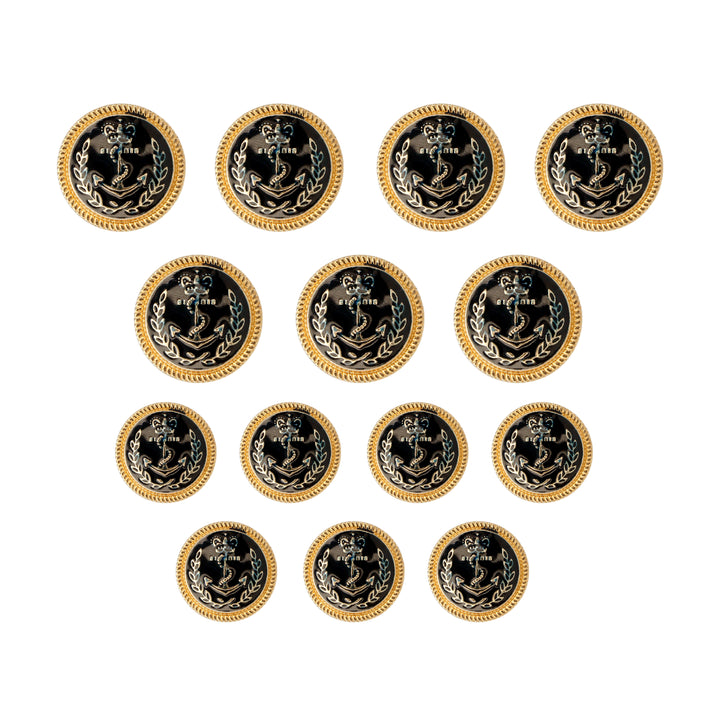 Anchor Style Metal Buttons