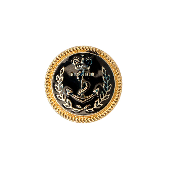 Seafaring Symbol Anchor Design Gold Metal Buttons(7 Big + 7 Small)