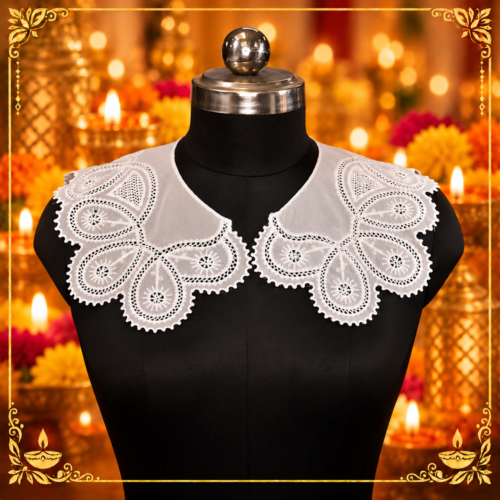 Floral Inspire Peter Pan Collar