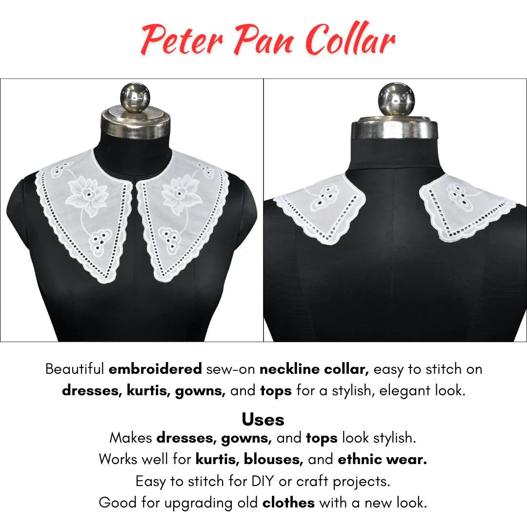 Venice Lace Peter Pan Appliqué