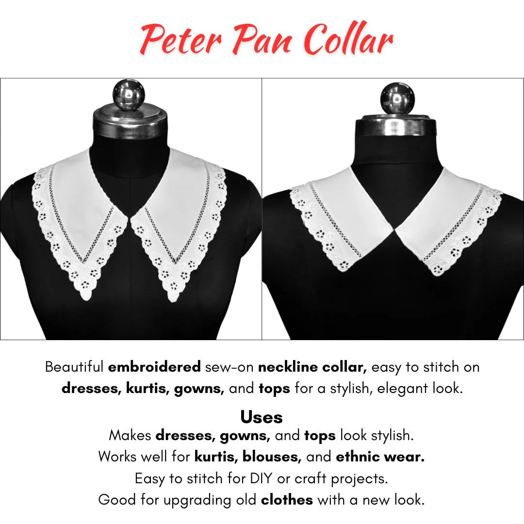 Pilgrim Flower Peter Pan Collar