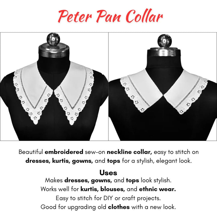 Pilgrim Flower Peter Pan Collar