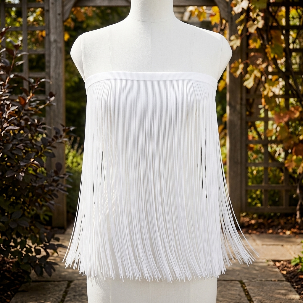 20 Inch | 2 Meter Fringe Detail Bandeau