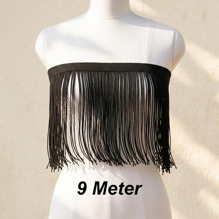 10 Inch | 2 Meter Opulent Cascade Fringe Lace