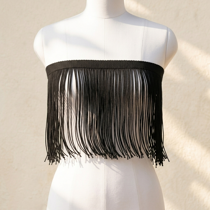 10 Inch | 2 Meter Opulent Cascade Fringe Lace