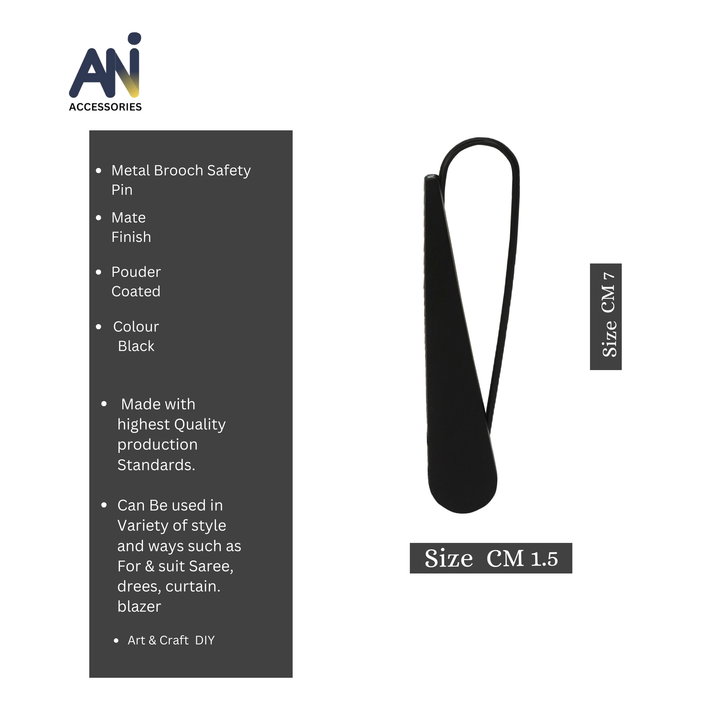 Sleek Style Safety Pin