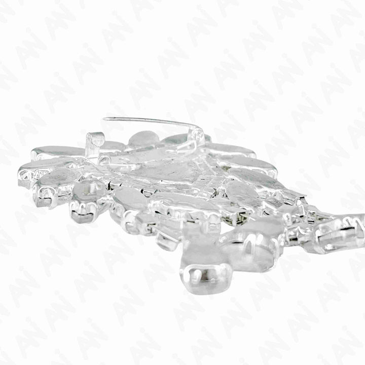 Diamond Silver Luxury Style Brooch