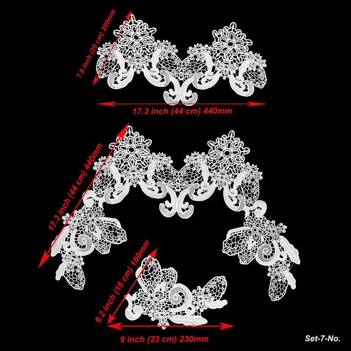 Floral Baroque Bodice Lace Yoke