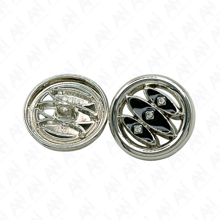 Inlay Design Metal Buttons