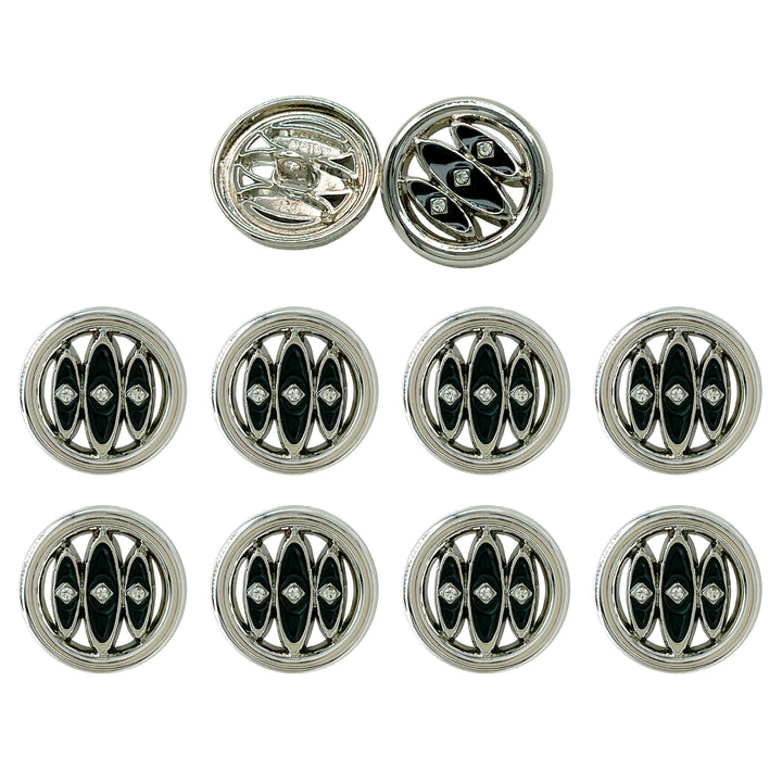 Inlay Design Metal Buttons