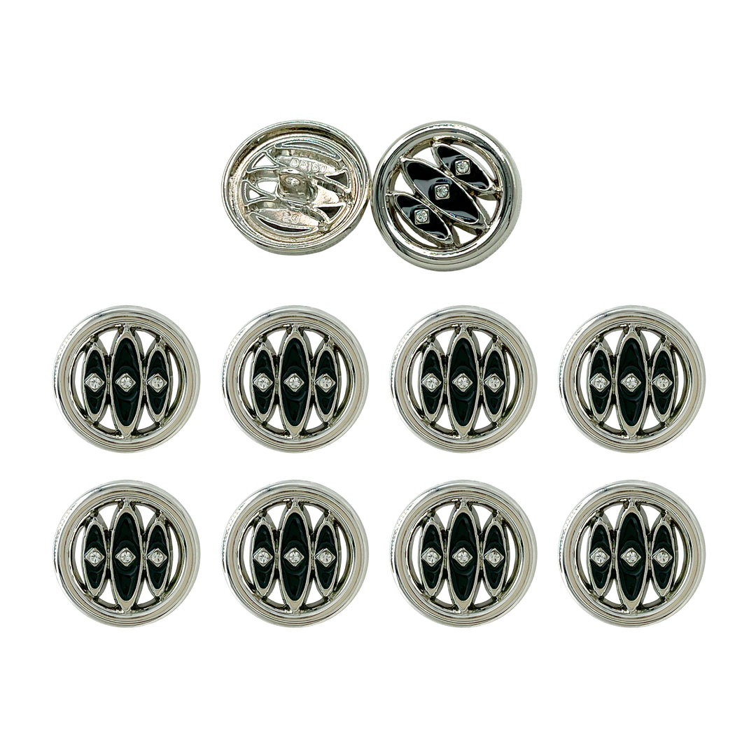 Inlay Design Metal Buttons