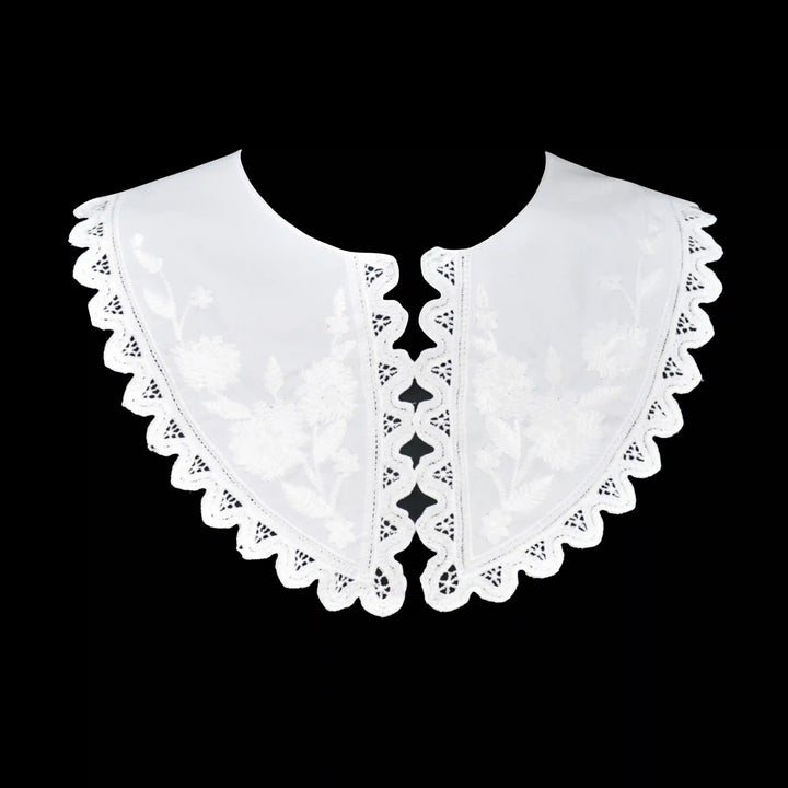 Cutwork Embroidery Peter Pan Collar