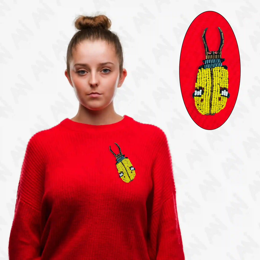 Beaded Beetle Patch