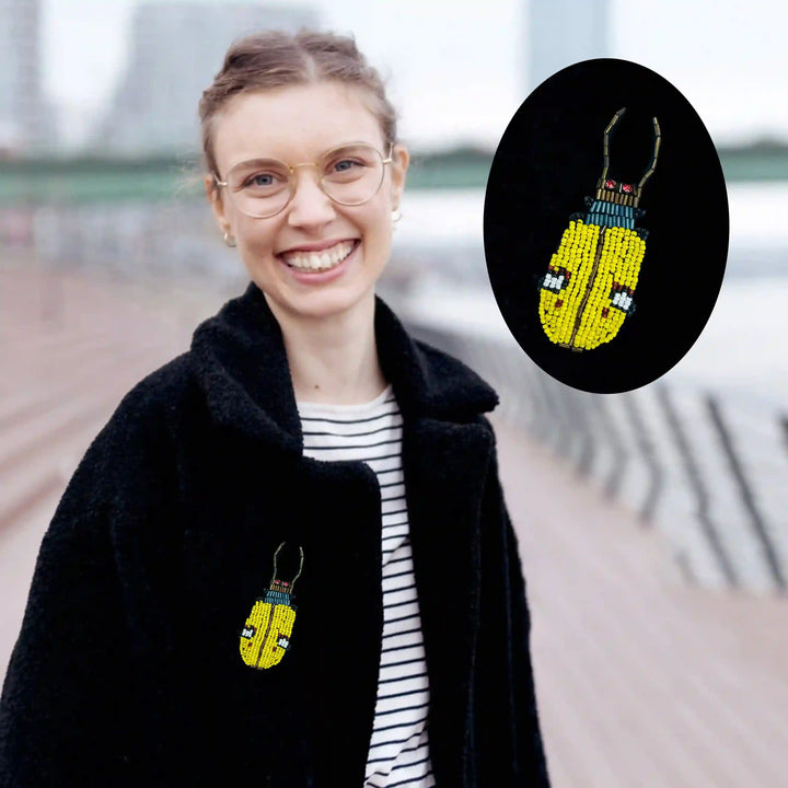 Beaded Beetle Patch