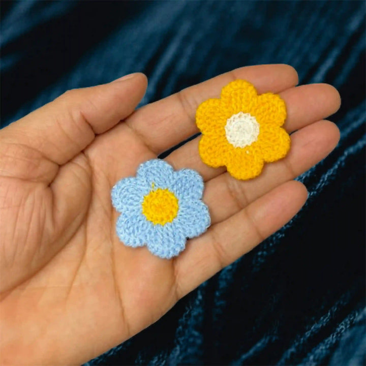 Flower Style Crochet Patch