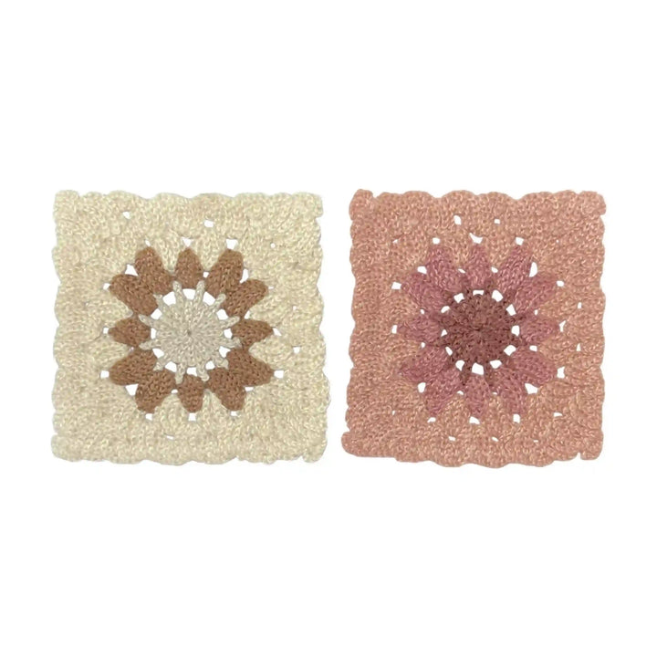 Daisy Granny Square Patch | 2 Piece