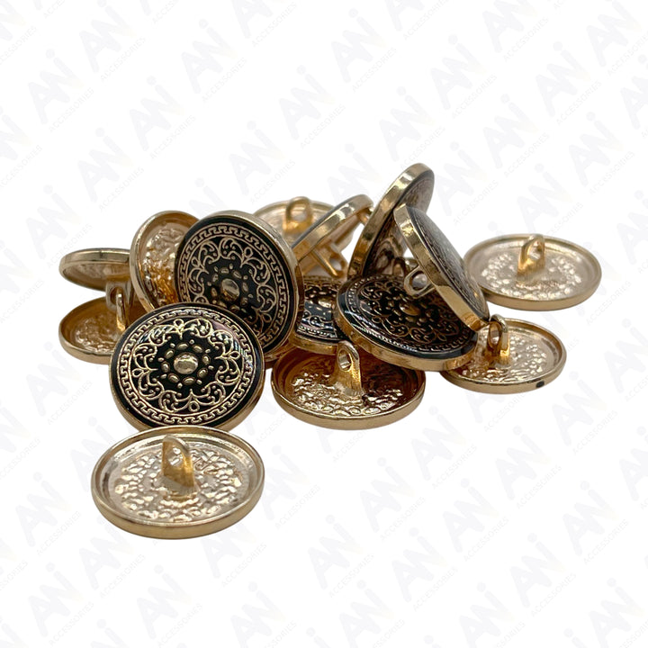 Royal Elegance Metal Buttons